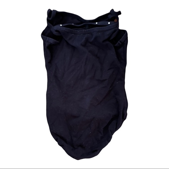Danskin Freestyle Girls Black Leotard with Studs Size 6 6X - Picture 3 of 5
